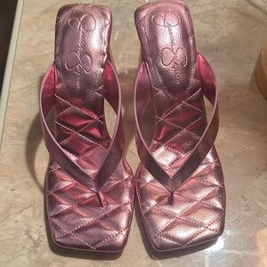 Jessica Simpson Metallic Pink Women's Sandals